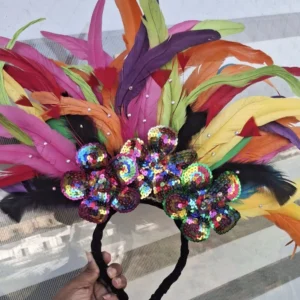 Diadema Pluma Carnaval