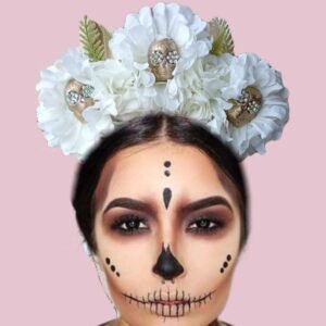 Diadema Catrina Blanca