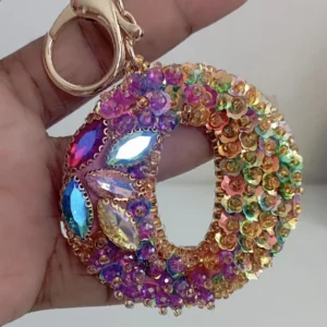 Llavero Letra Decorada