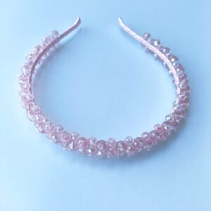 Diadema Delgada en Murano Rosado (PROMO)
