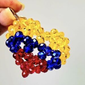 Llavero Corazón 3D Colombia
