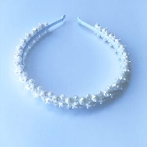 Diadema Delgada en Murano Blanca (PROMO)