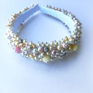 Diadema Mediana Perlas Pastel (PROMO)
